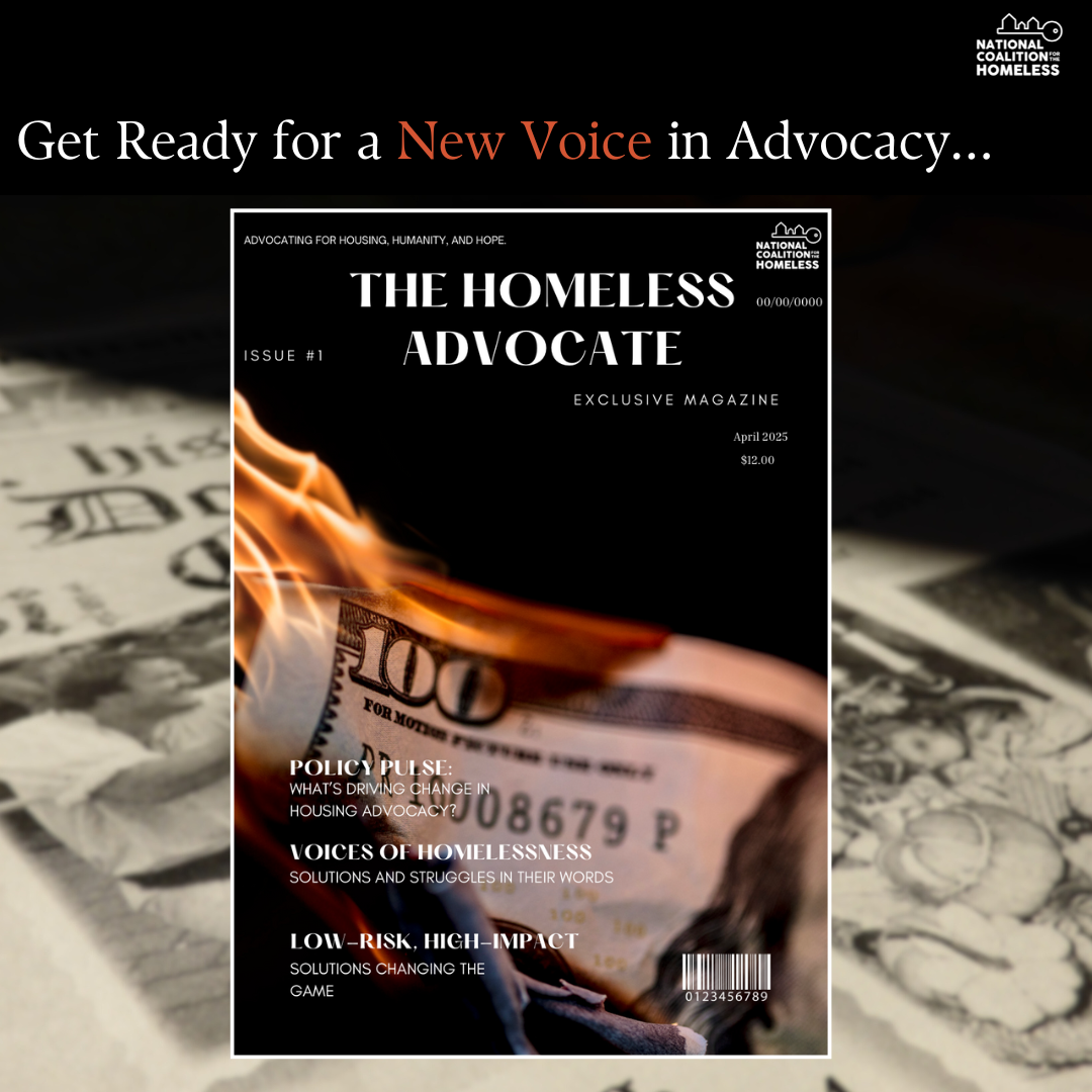 The Homeless Advocate Magazine Cover