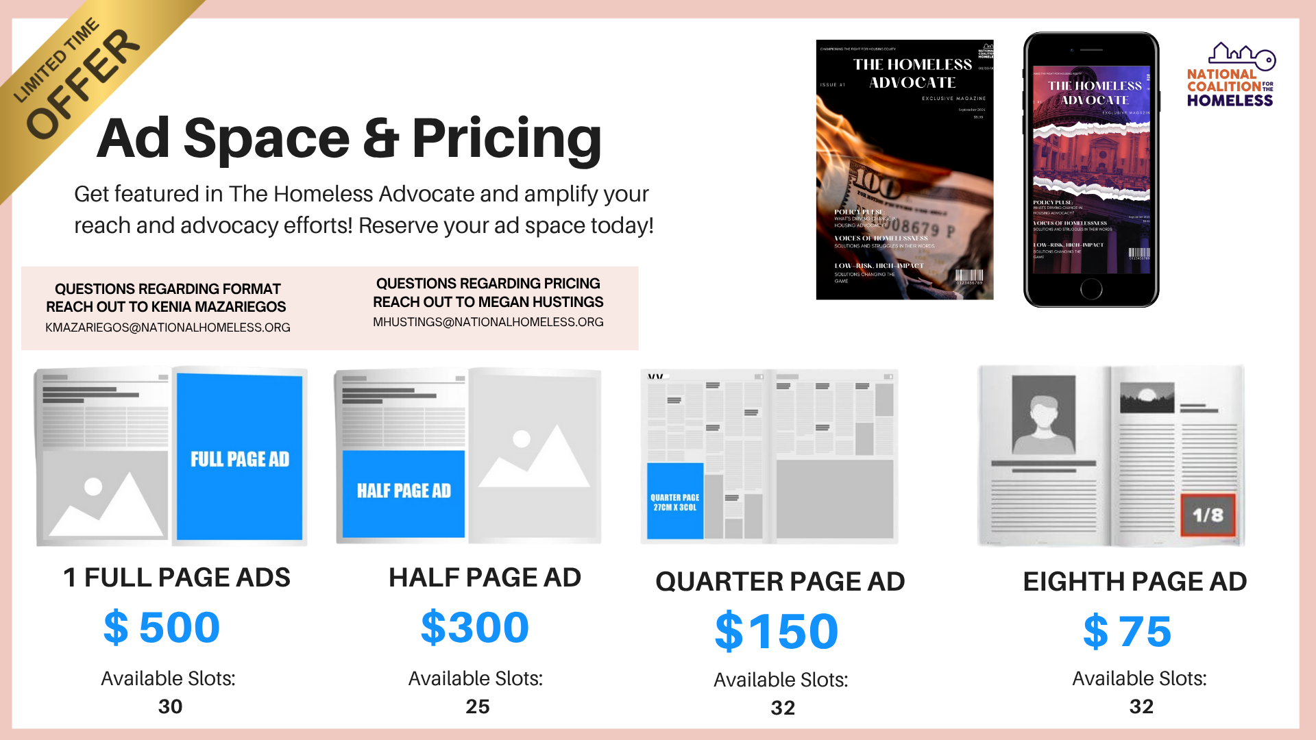 Ad Space & Pricing